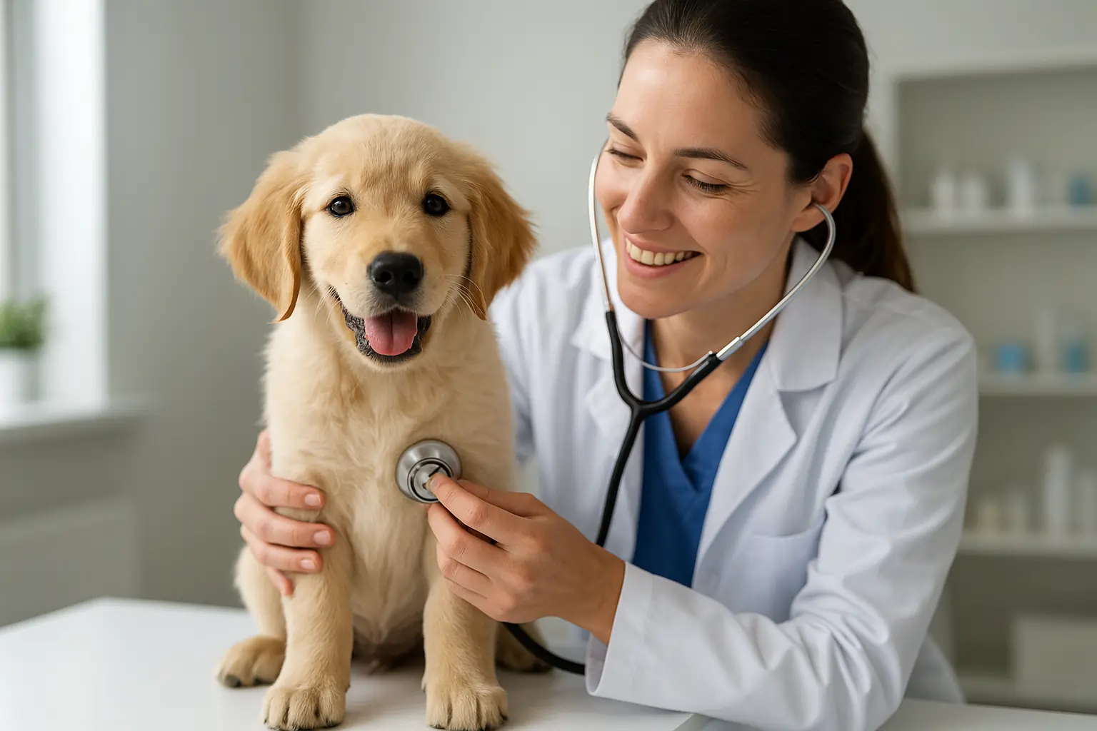 veterinarian-performing-a-health-check-on-a-dog