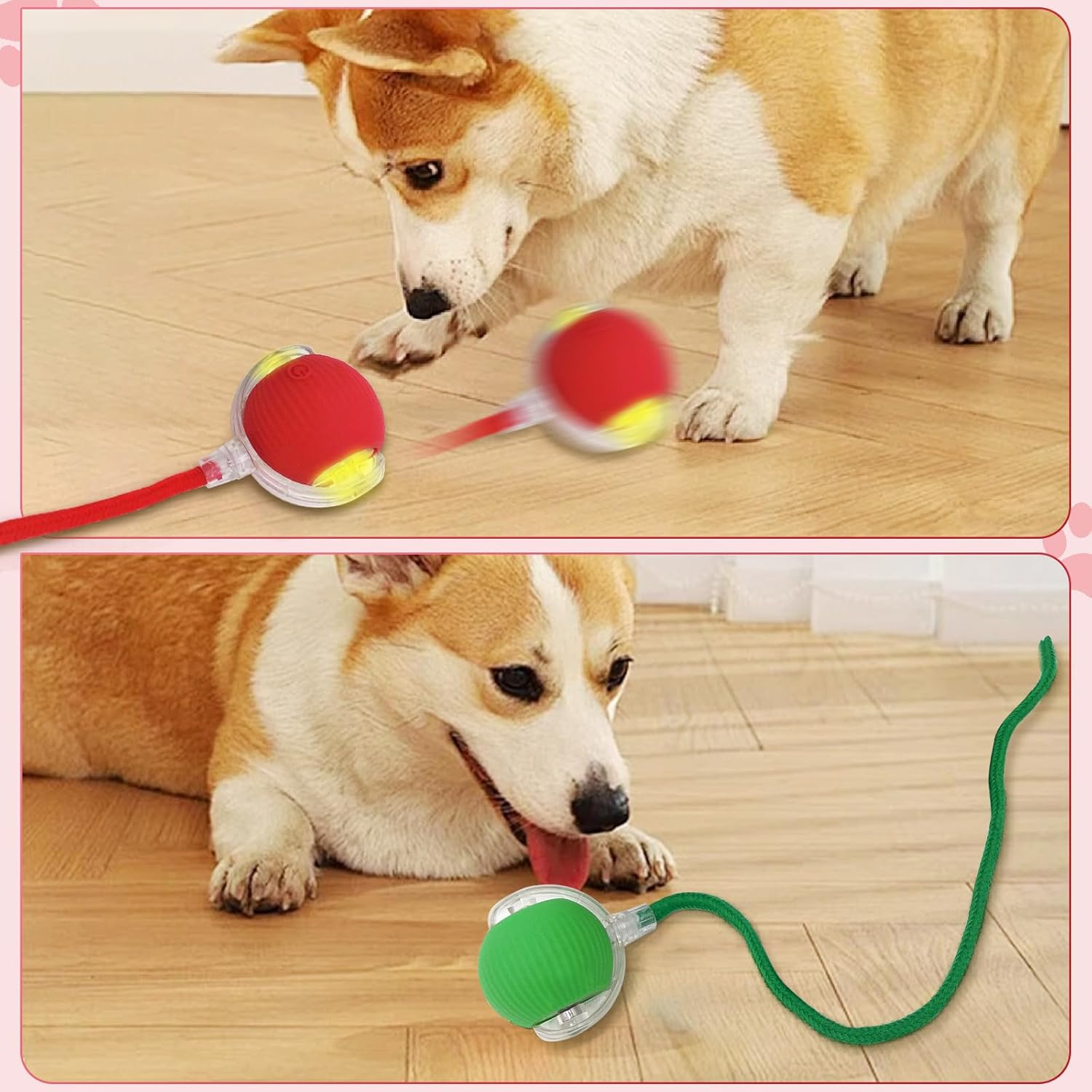 Interactive Cat Toys for Indoor Cats, New Interactive Rolling Dog Ball, 360° Smart Pet Toy Self Rolling Balls for Bored Indoor Cats (3Pcs/Set) - Image 3