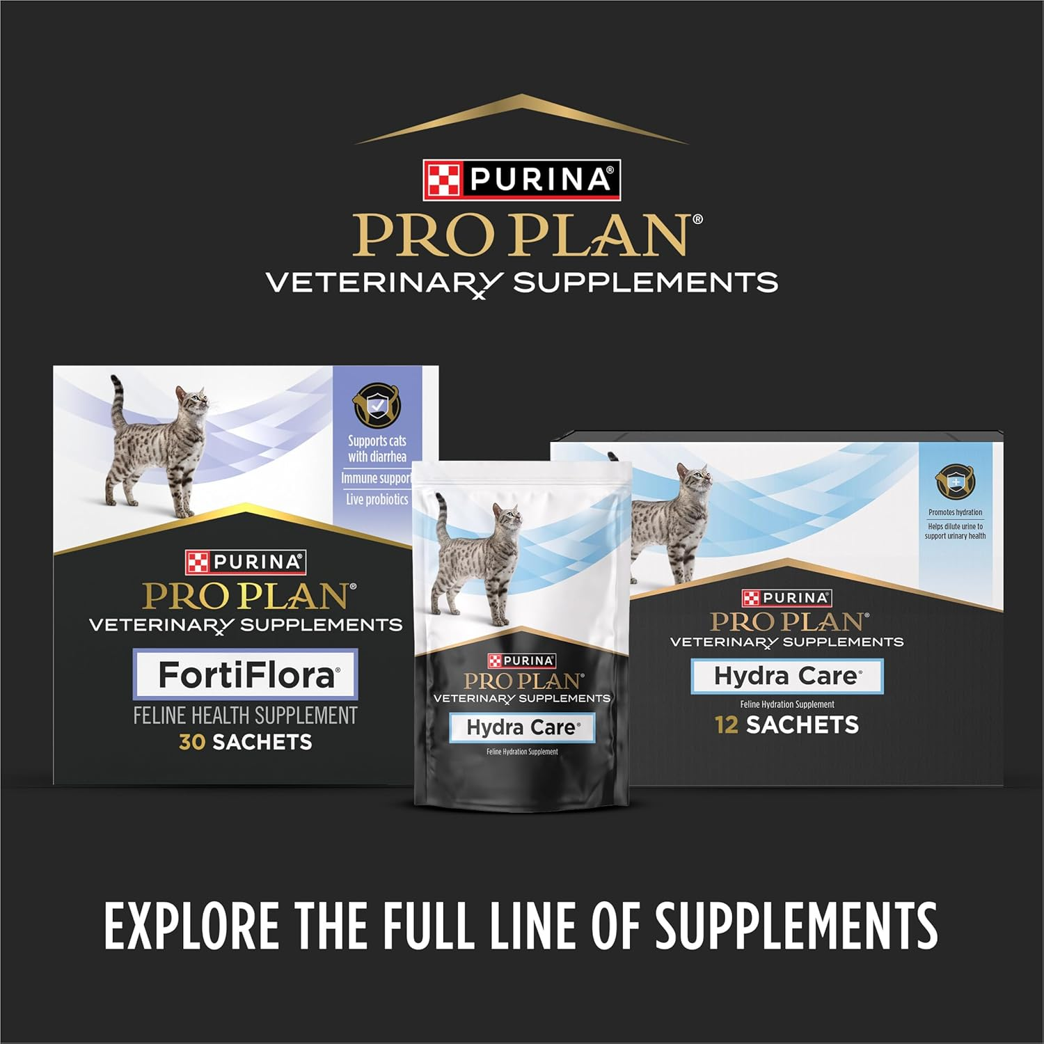 Purina Pro Plan Veterinary Supplements Fortiflora Cat Probiotic Supplement for Cats with Diarrhea - 30 Ct. Box - Image 4