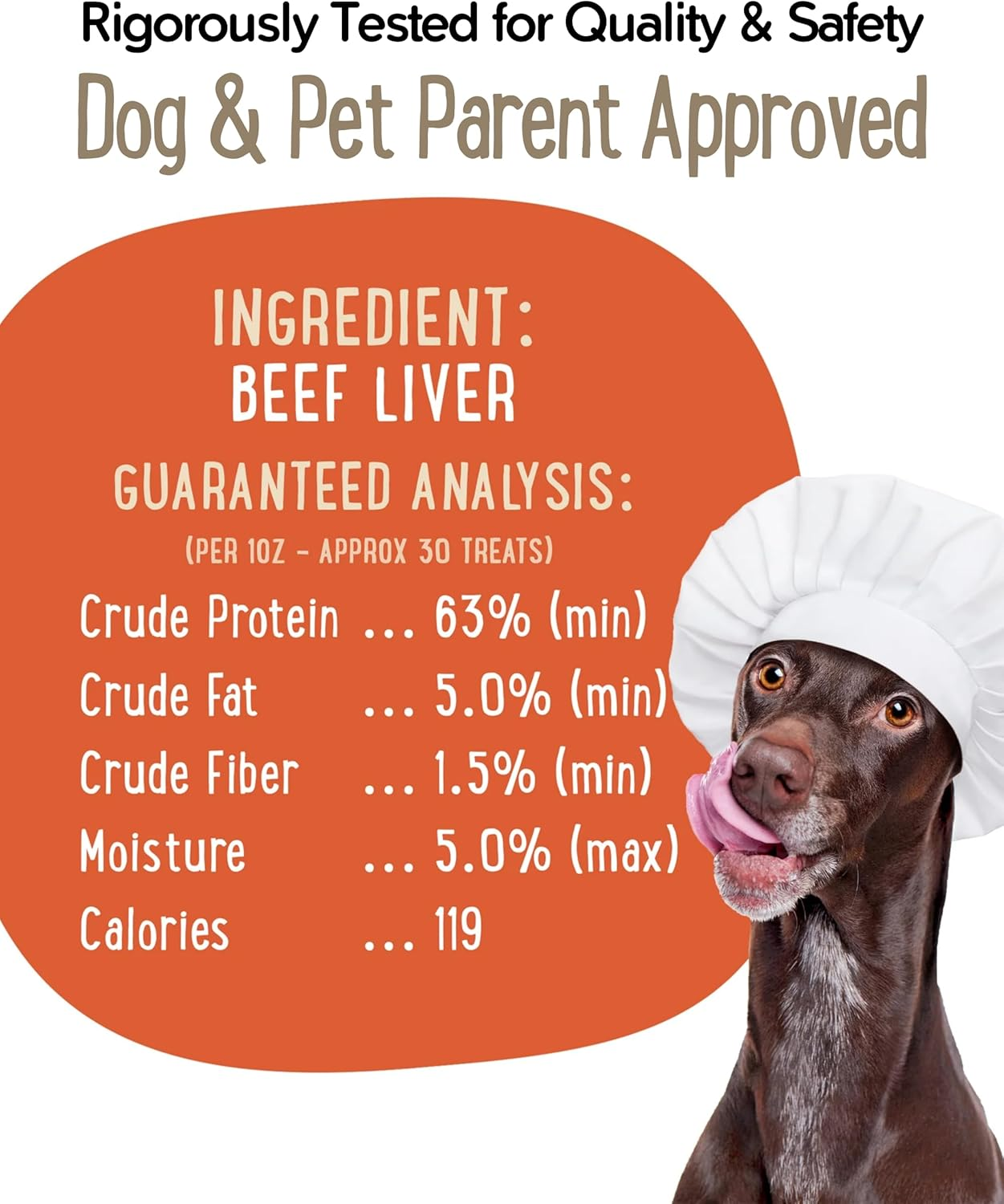 Freeze-Dried Beef Liver Dog Treats | High-Protein Training Snacks for Dogs & Puppies | Grain-Free Pet Treats for Small, Medium, & Large Breeds | Made in the USA - Image 6