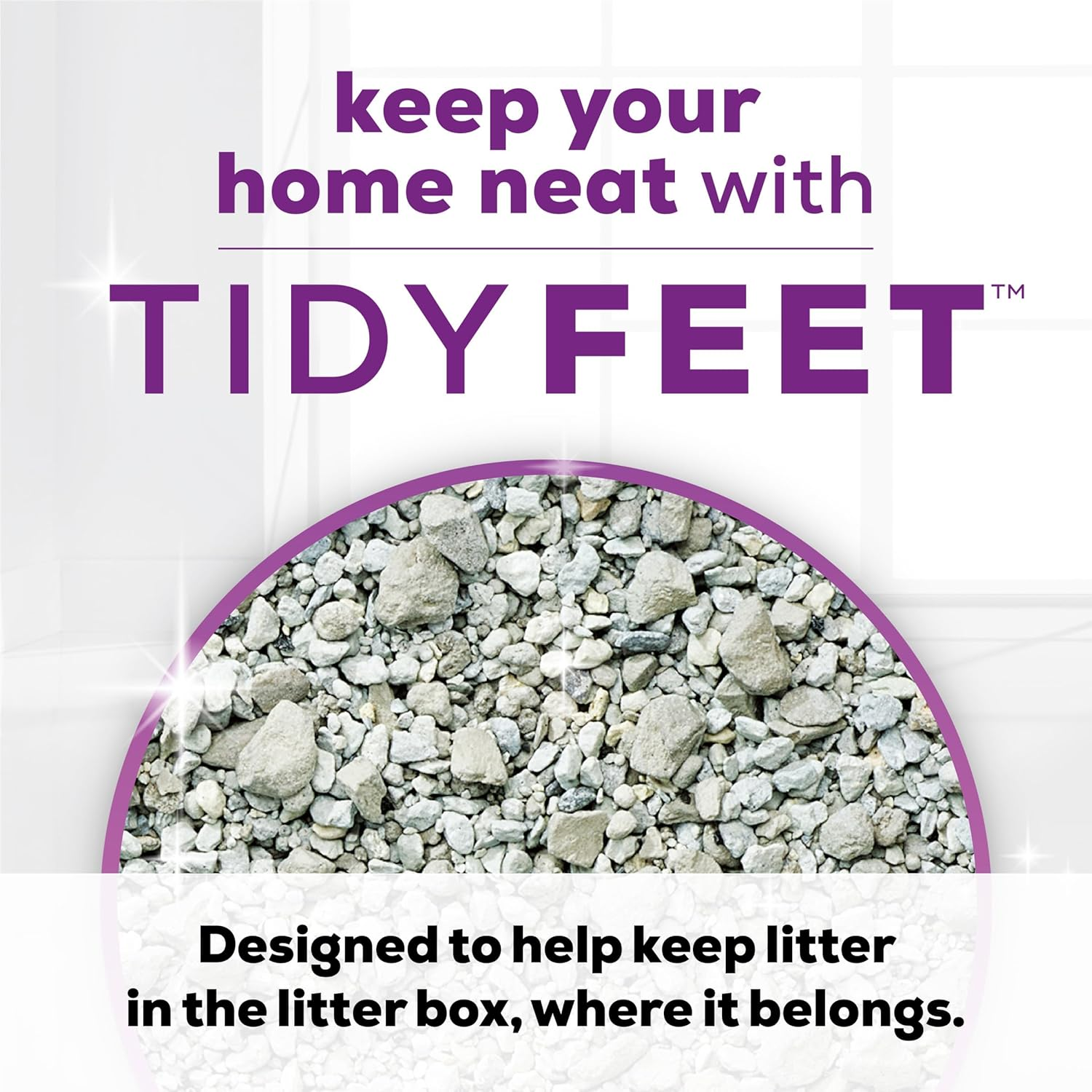 Purina  Tidy Feet Clumping Low Tracking Cat Litter with Odor Control – Unscented - 22 Lb. Box - Image 4