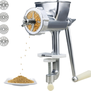 Manual Birds Fishing Bait Granulator Pelleter Manual Bird Food Pellet Maker Animal Pet Food Pellet Mell for Parakeet Canary Chicken Fish with 1.5Mm/2Mm/2.5Mm/3Mm Molds