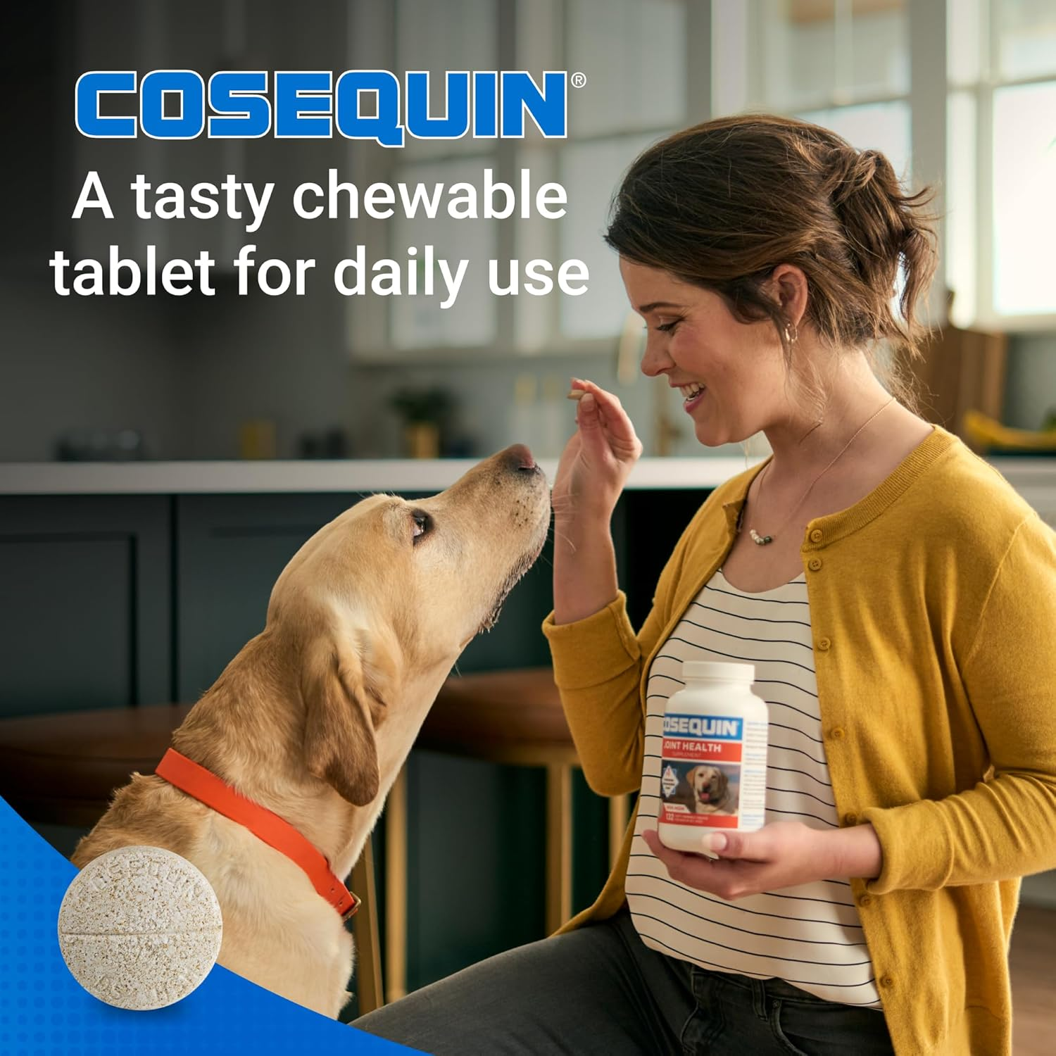 Cosequin for Dogs Joint Health Supplement, Contains Glucosamine for Dogs, plus Chondroitin and MSM, Supports Healthy Joints, for All Breeds and Sizes, Chewable Tablets, 132 Count - Image 4