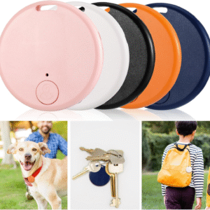 5 Packs Portable GPS Tracking Mobile Tracking anti Loss Smart Device Key Finder Locator GPS Finders Tracker Device for Pets Dog Cat Wallet Keychain Luggage, Alarm Reminder(Fresh)