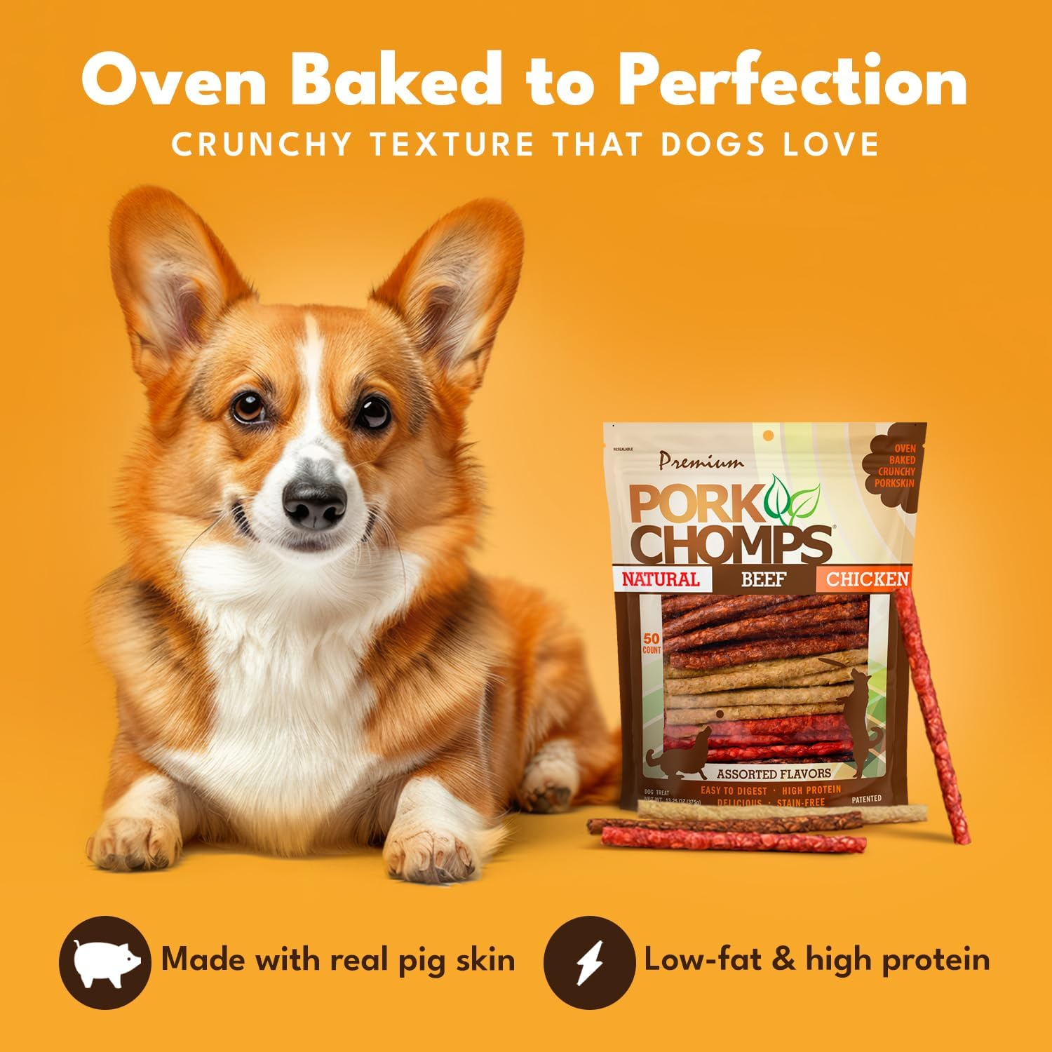 Dog Chews, 5-Inch Munchy Sticks, Assorted Flavors, 50 Count (Pack of 1) - Image 2