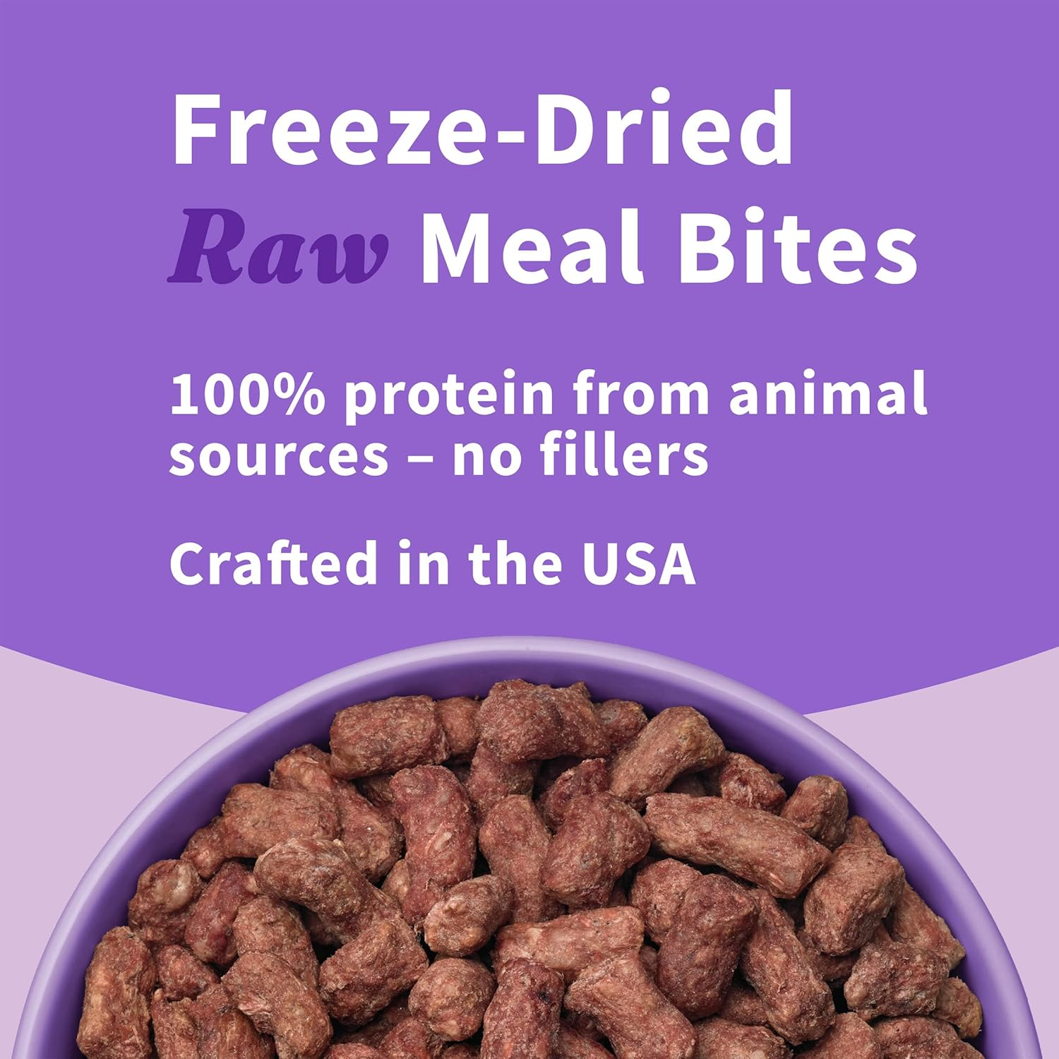 Freeze Dried Raw Dog Food, Beef Recipe, 100% Protein Source, Real Meat for Natural Energy, Meal Bites, 14 Oz Bag - Image 4