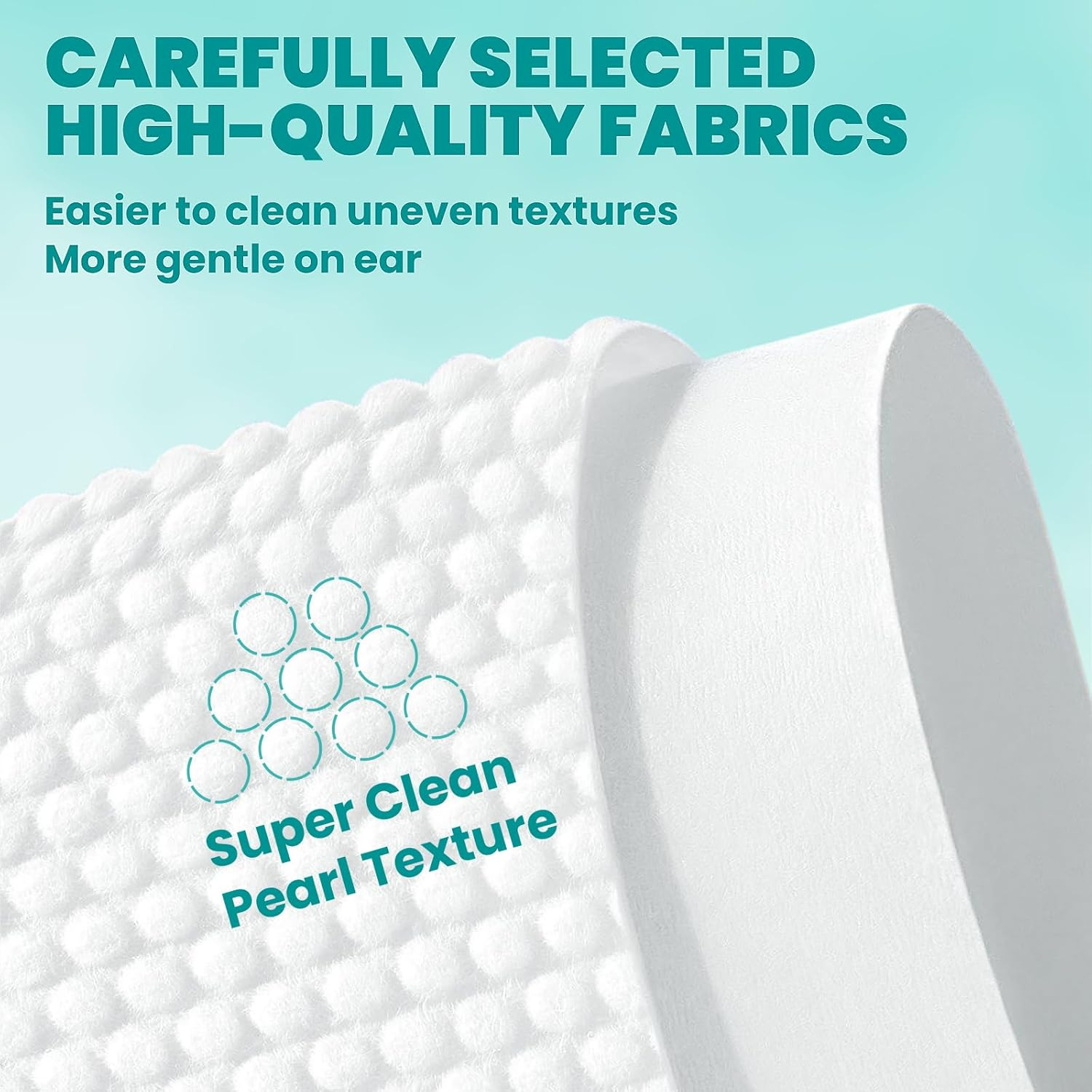 Ear Cleaner Finger Wipes 60 Counts, Dog Ear Cleaner, Grooming Kit Care for Dogs and Cats, Soft & Easy Otic Cleaning Pads, Remove Wax, Dirt & Stop Smelly, Itchy, Non-Irritating, Coconut Scent - Image 6