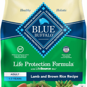 Life Protection Formula Adult Dry Dog Food, Helps Build and Maintain Strong Muscles, Made with Natural Ingredients, Lamb & Brown Rice Recipe, 24-Lb. Bag
