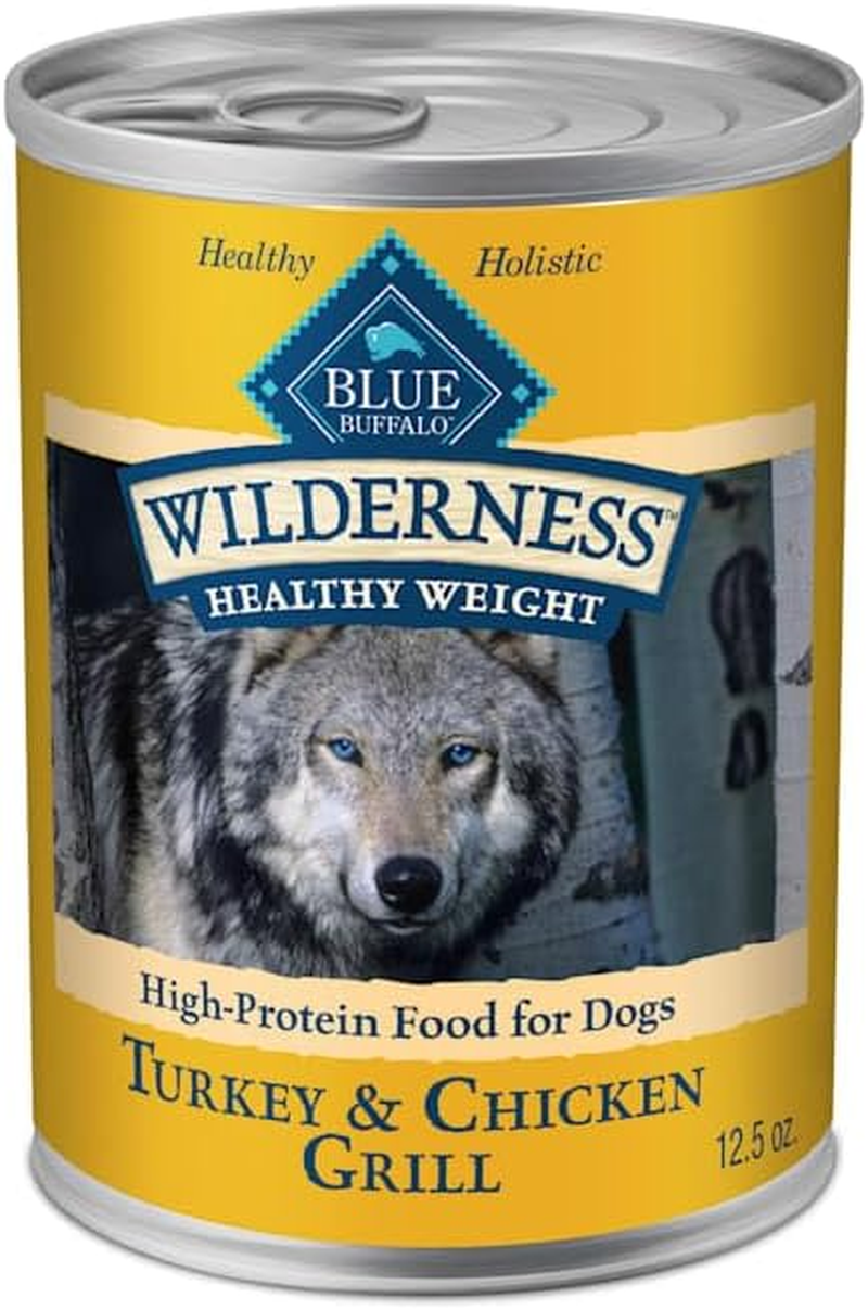 Wilderness Adult Wet Dog Food, Healthy Weight, High-Protein and Grain-Free, Turkey & Chicken Recipe, 12.5-Oz. Can - Image 4