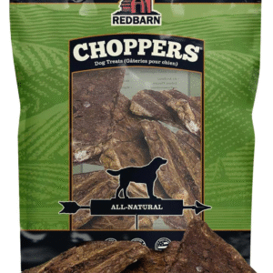 Natural Choppers Beef Lung Chew Treats for Dogs - Premium Made in USA Rawhide-Free Single Ingredient High Protein Low Fat - 9 Oz Bag