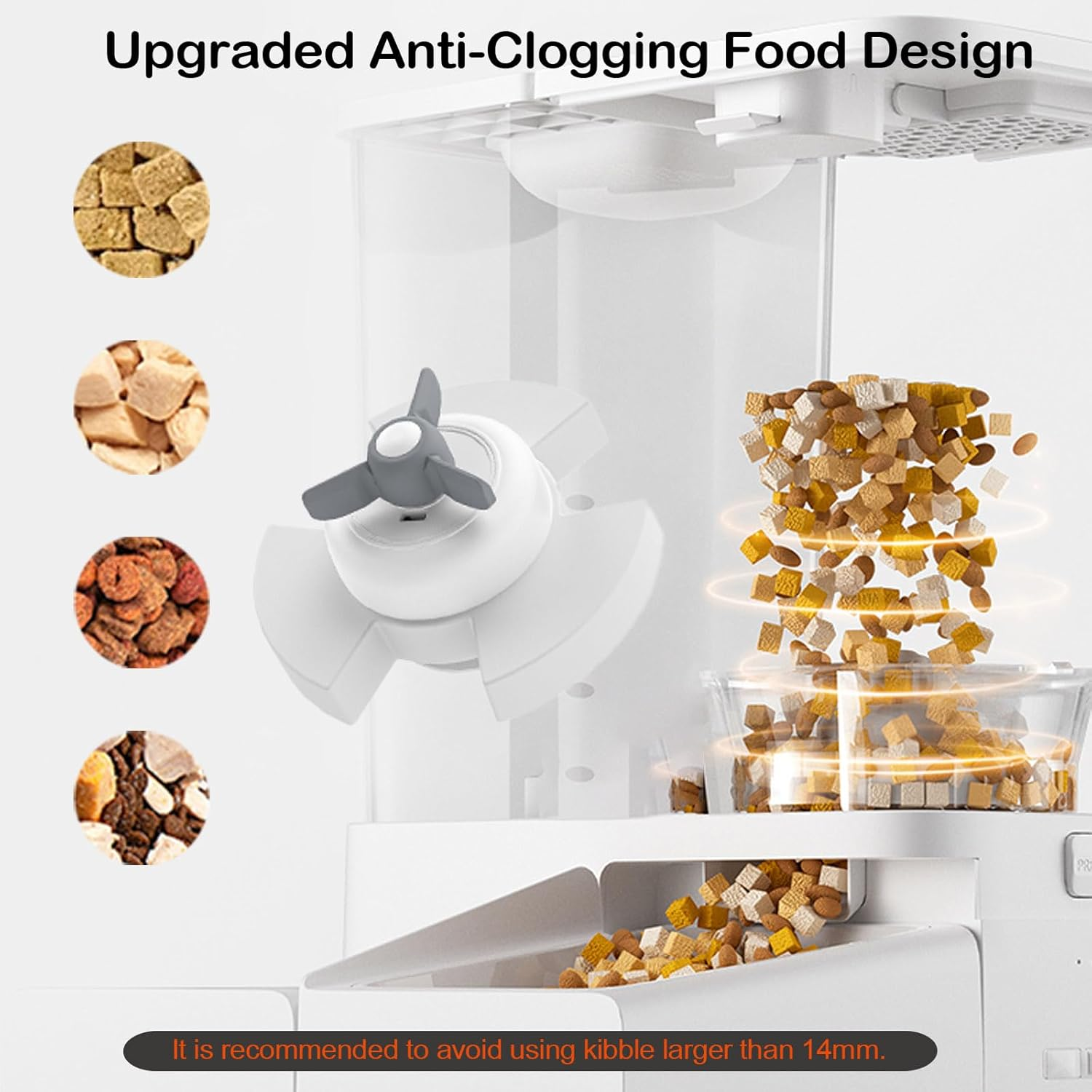 Automatic Cat Feeder and Water Dispenser Set, Dog Food and Water Dispenser Wifi 2-In-1 Set for Pets with App Control - Image 5