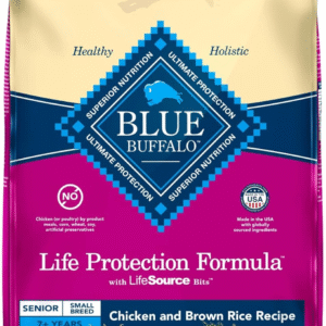 Life Protection Formula Small Breed Senior Dry Dog Food, Supports Joint Health and Immunity, Made with Natural Ingredients, Chicken & Brown Rice Recipe, 5-Lb Bag