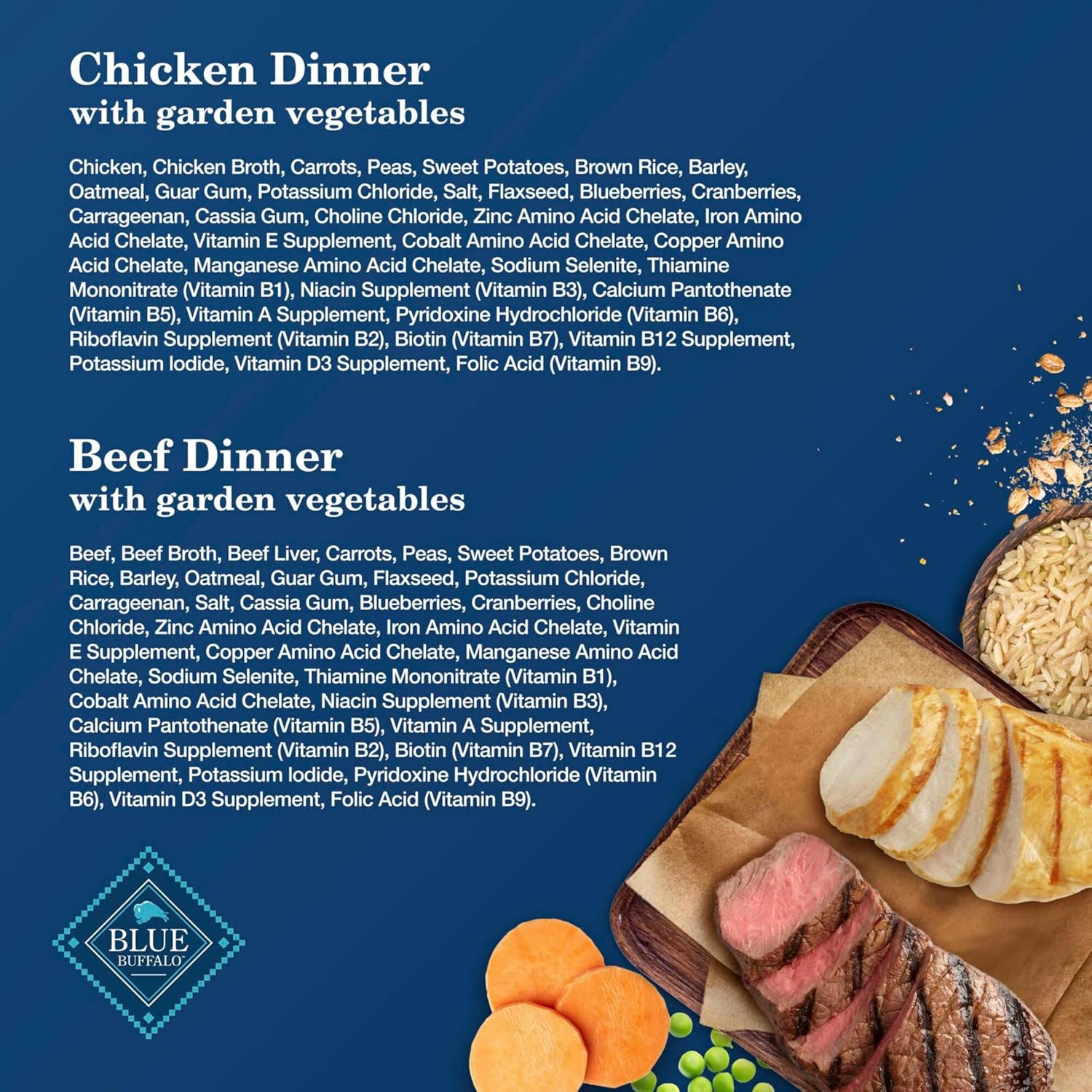 Homestyle Recipe Adult Wet Dog Food, Made with Natural Ingredients, Chicken and Beef Dinner Variety Pack, 12.5-Oz Cans (6 Count, 3 of Each) - Image 6