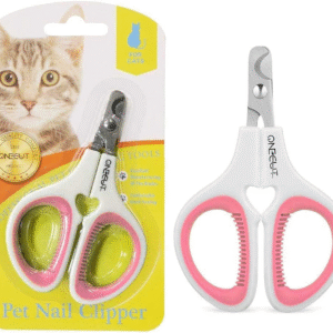 Pet Nail Clippers, Update Version Cat & Kitten Claw Nail Clippers for Trimming, Professional Pet Nail Clippers Best for a Cat, Puppy,Rabbit, Kitten & Small Dog,Sharp & Safe (Pink)