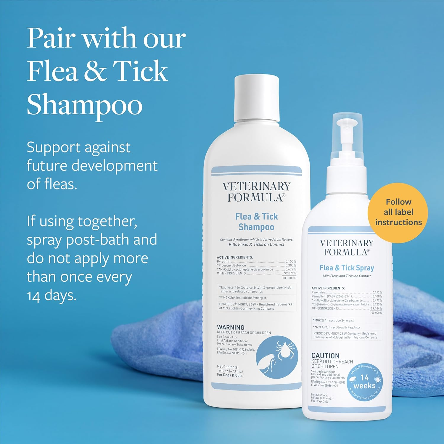 Flea and Tick Spray for Dogs, 8 Oz – Easy-To-Use Dog Flea Spray, Kills on Contact, Prevents Egg & Larval Development for 14 Weeks - Image 7