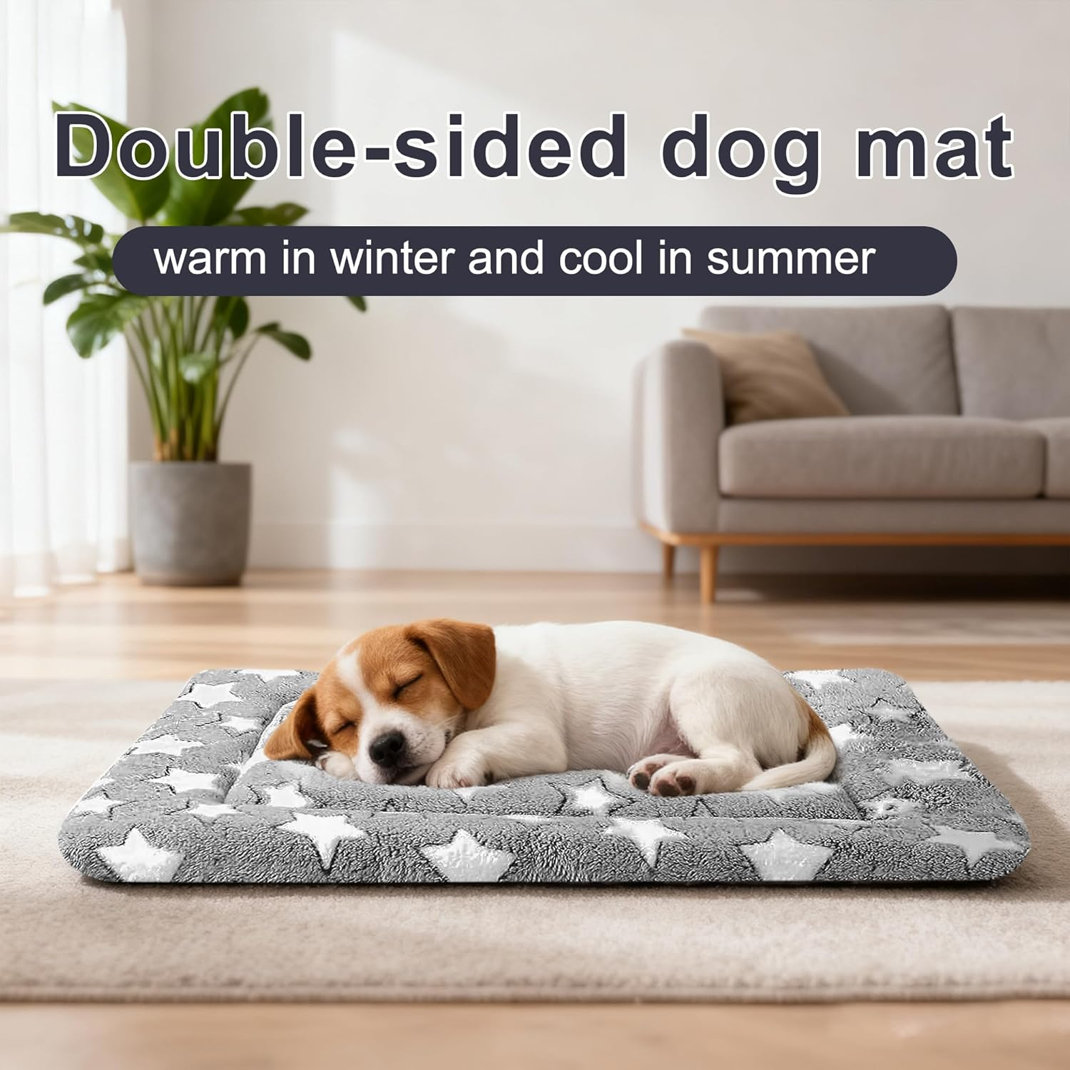 Dog Bed Mat – Soft & Comfortable Dog Kennel Pad for Crate – Durable Crate Bed & Mat for Dogs & Cats – Ideal for Crate, Kennel, and Home Use - Image 3