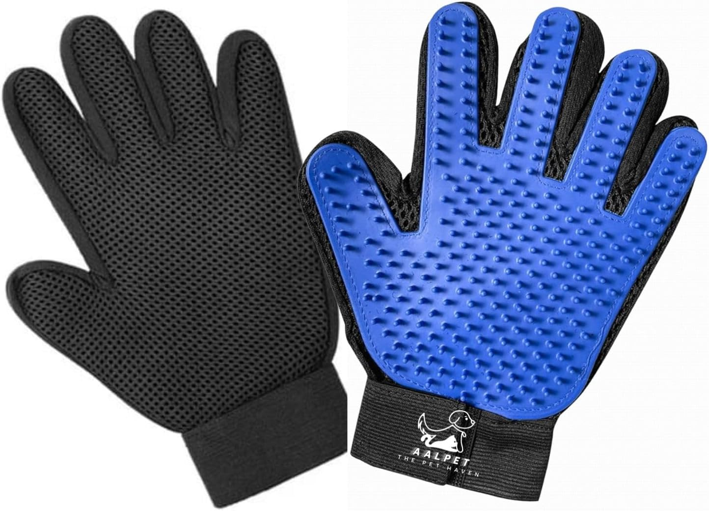 Pet Grooming Glove-Pet Hair Remover Glove- Perfect Pet Cleaning Brush Glove- Perfect Washing Glove Brush of the Dog & Pet for Short and Long Fur - 1 Pack (Right-Hand), Blue - Image 8