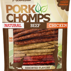 Dog Chews, 5-Inch Munchy Sticks, Assorted Flavors, 50 Count (Pack of 1)