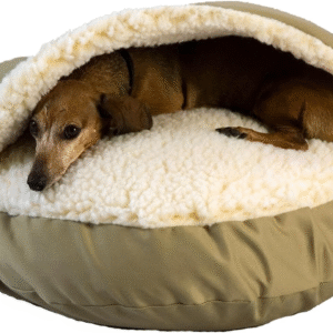 Orthopedic Cozy Cave Pet Bed, Large, Khaki