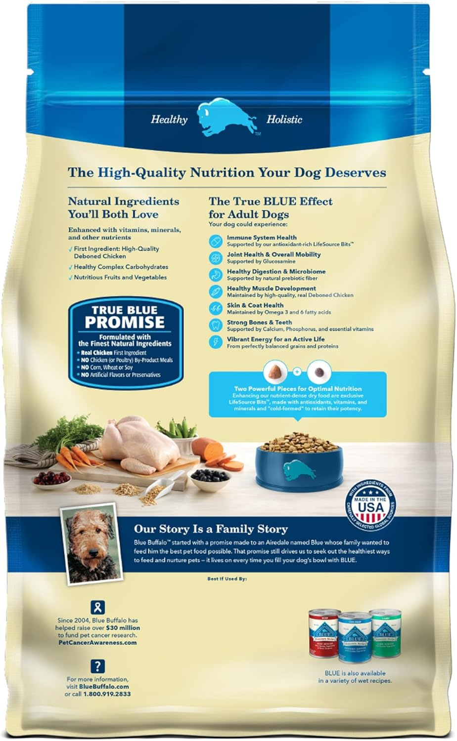 Life Protection Formula Natural Adult Dry Dog Food, Chicken and Brown Rice 5-Lb Trial Size Bag - Image 2