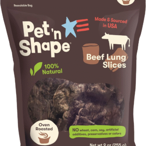 Beef Lung Dog Treats – Made and Sourced in the USA - Training Treat - 9 Ounce