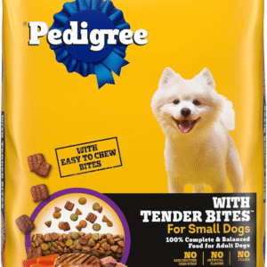 with Tender Bites for Small Dogs Adult Dry Dog Food, Chicken and Steak Flavor, 14 Lb. Bag