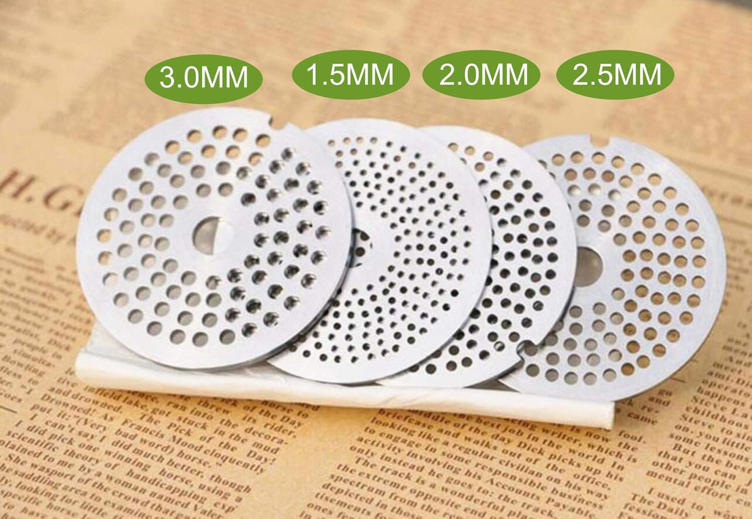 Manual Birds Fishing Bait Granulator Pelleter Manual Bird Food Pellet Maker Animal Pet Food Pellet Mell for Parakeet Canary Chicken Fish with 1.5Mm/2Mm/2.5Mm/3Mm Molds - Image 5