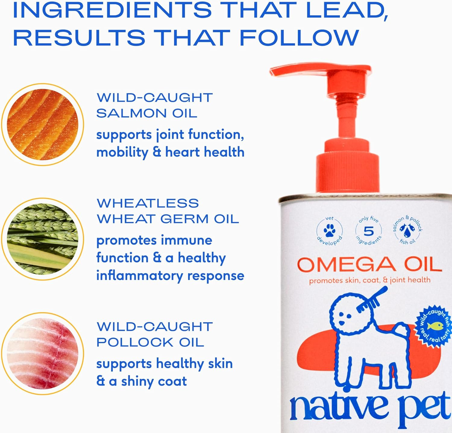 Omega 3 Fish Oil for Dogs & Cats - Promotes Healthy Skin, Shiny Coat, & Strong Joints - Made with Wild Alaskan Salmon Oil for Dogs – Tasty, Fast-Absorbing Omega 3 6 9 Liquid Supplement- 8Oz - Image 6