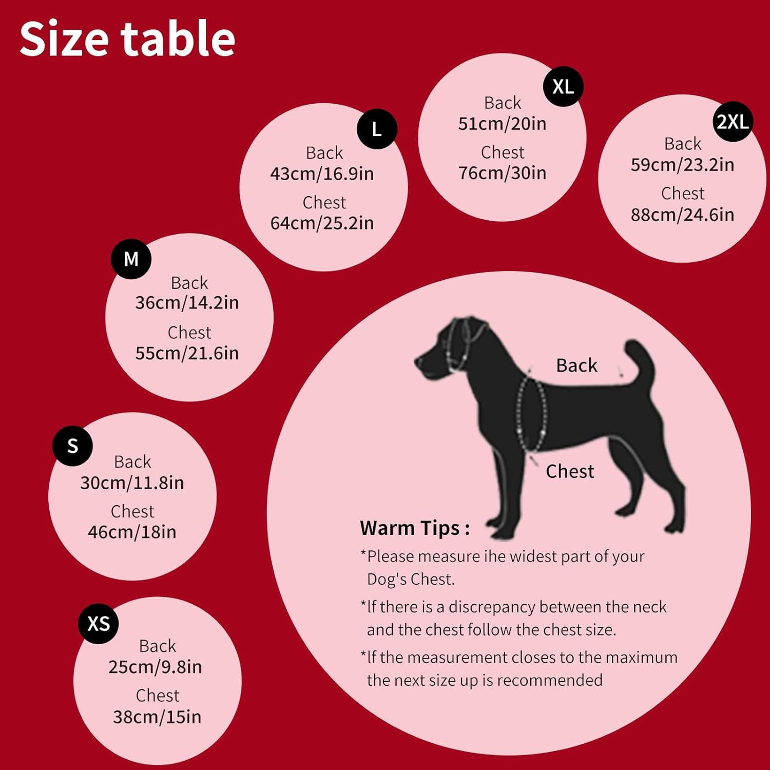 Dog Winter Coat,Warm Jacket Paded Fleece Pet Vest with Built in Harness, Windproof Reflective Cozy Adjustable Snow Pet Coat Clothes with Zipper for Small Medium Large Dogs - Image 2