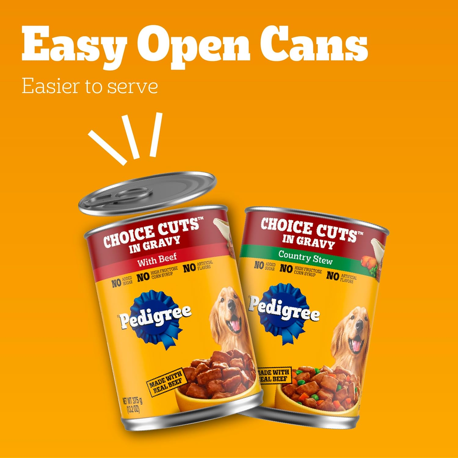 Choice Cuts in Gravy Adult Canned Soft Wet Dog Food, Beef & Country Stew, 13.2 Oz. Cans (12 Count, Pack of 1) - Image 10