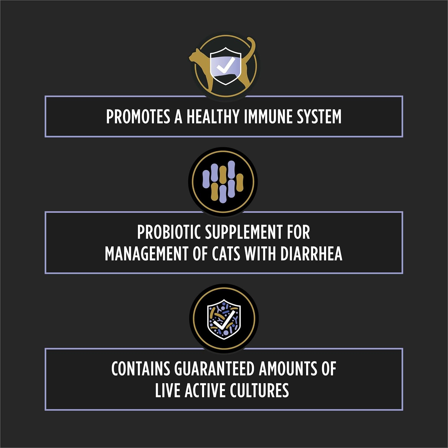 Purina Pro Plan Veterinary Supplements Fortiflora Cat Probiotic Supplement for Cats with Diarrhea - 30 Ct. Box - Image 3