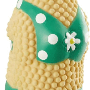 by Charming Pet Squawkers Grandma Hippie Chick Latex Squeaky Rubber Chicken Dog Toy, Funny Interactive Holiday Toy for Dogs, Large Size