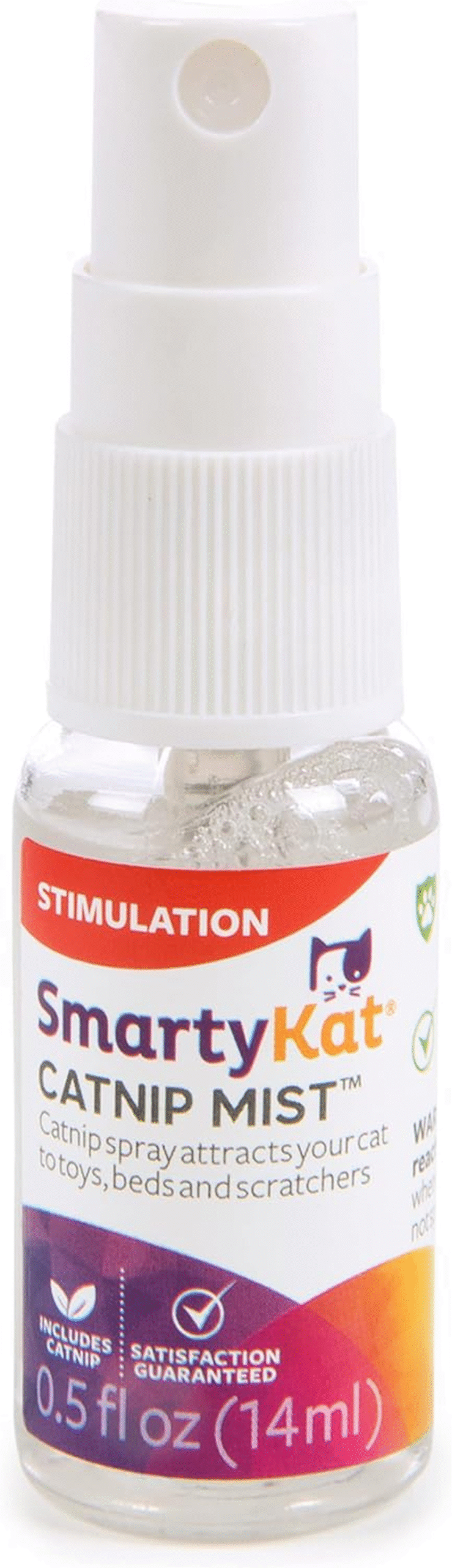 Catnip Mist Spray for Cats & Kittens, Safe for Pets - Trial Size, 0.5 Fluid Ounce