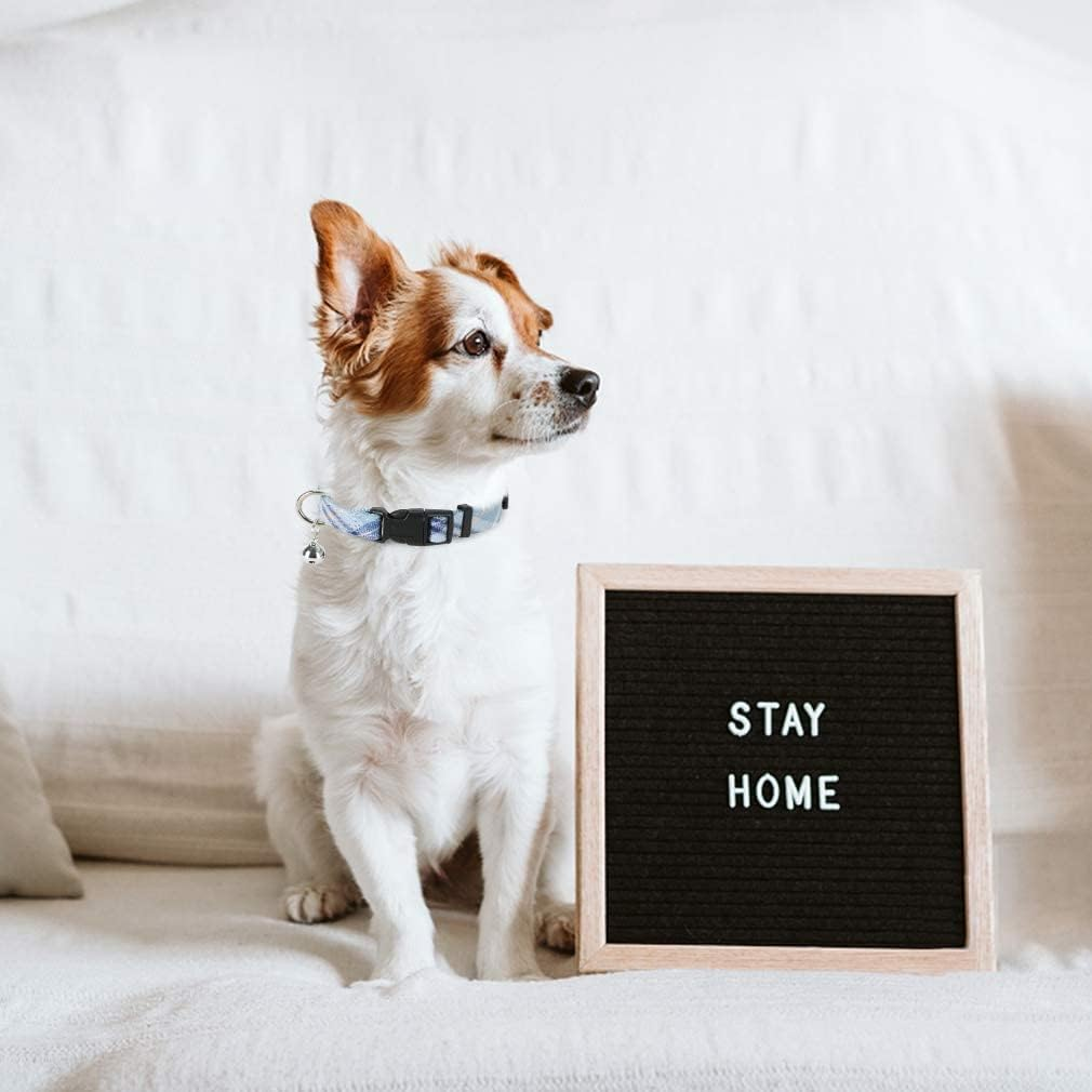 Adjustable Dog Harness Collar and Leash Set Step in No Pull Pet Harness for Small Medium Dogs Puppy and Cats Outdoor Walking Running, Soft Mesh Padded Reflective Vest Harnesses, Blue M - Image 7