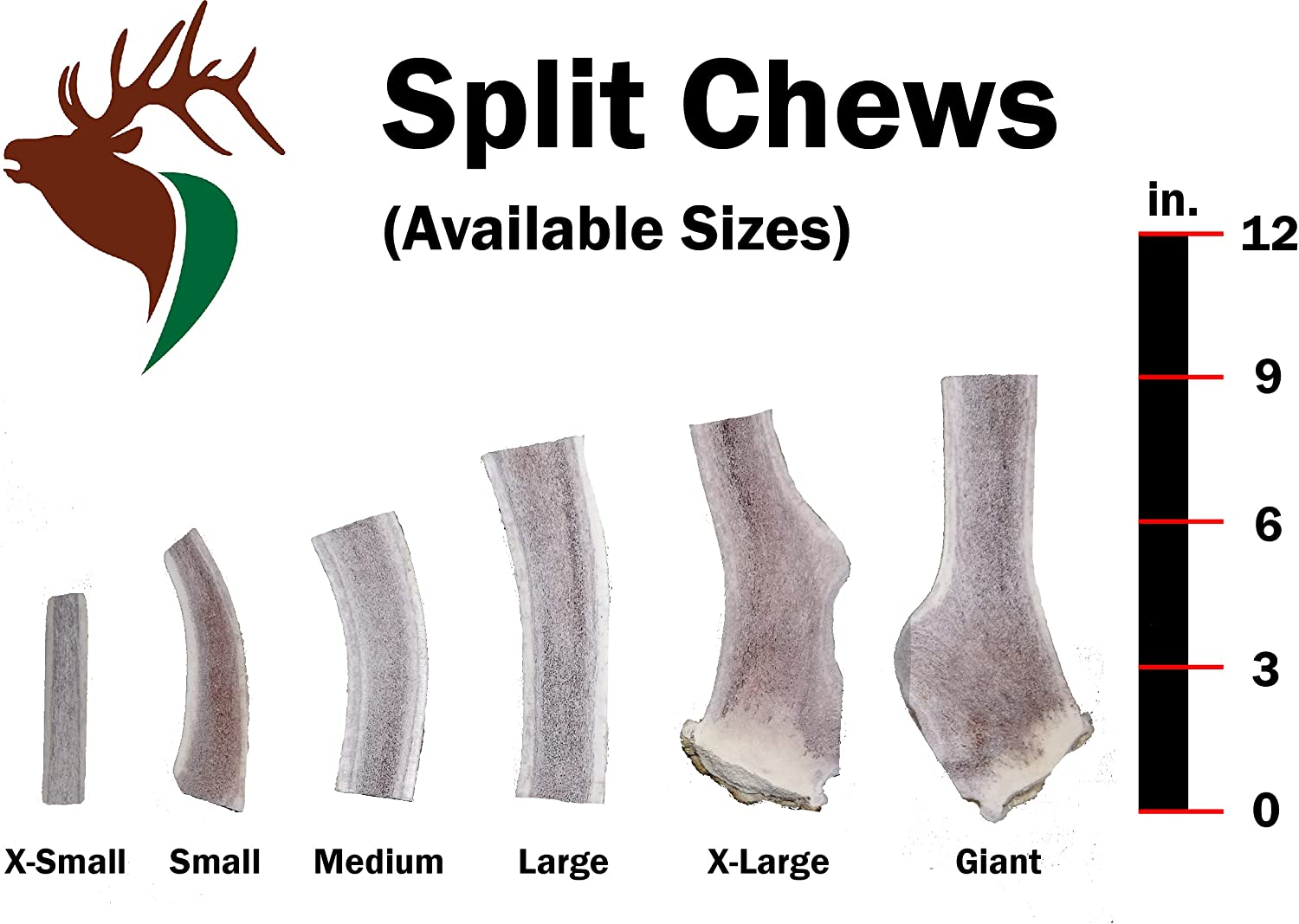 – X Large Split Single Pack (For 50+ Lb Dogs) Premium Grade Elk Antler for Dogs (1 Piece) Sourced in the USA - Image 3