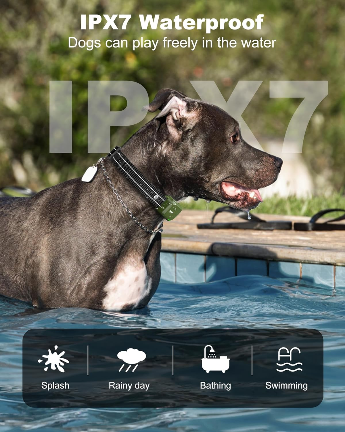 Dog Shock Collar - 4200FT Dog Training Collar with Remote Innovative IPX7 Waterproof with 4 Training Modes, Rechargeable E-Collar for All Breeds - Image 4