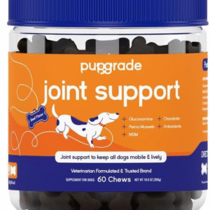 Joint Support Supplement for Dogs - Natural Glucosamine Chondroitin with MSM - Hip & Joint Pain Relief - Recommended for Hip Dysplasia, Arthritis & Joint Disease - USA Tested - 60 Chews