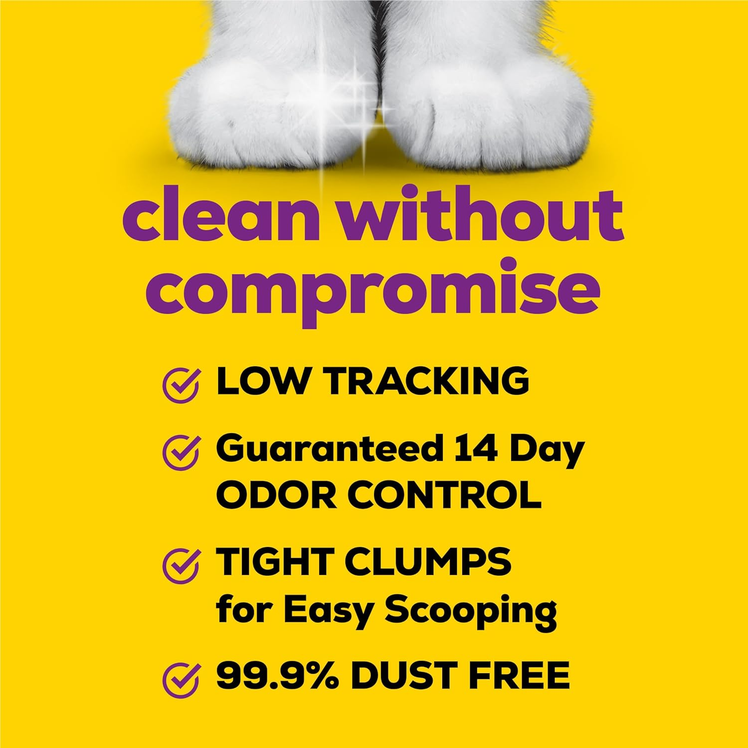 Purina  Tidy Feet Clumping Low Tracking Cat Litter with Odor Control – Unscented - 22 Lb. Box - Image 6