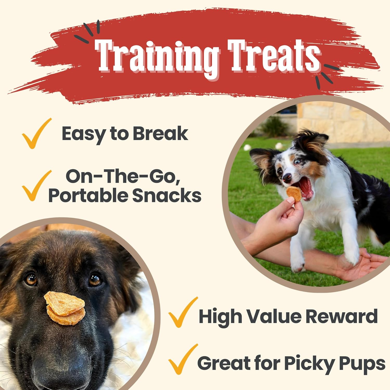 - Dog Training Treats - Chicken Chips, Single Ingredient - 12 Oz, Lean, All Natural, Healthy Dog Treats for Small, Medium, Large Breeds, & Puppies, Made in USA - Image 3