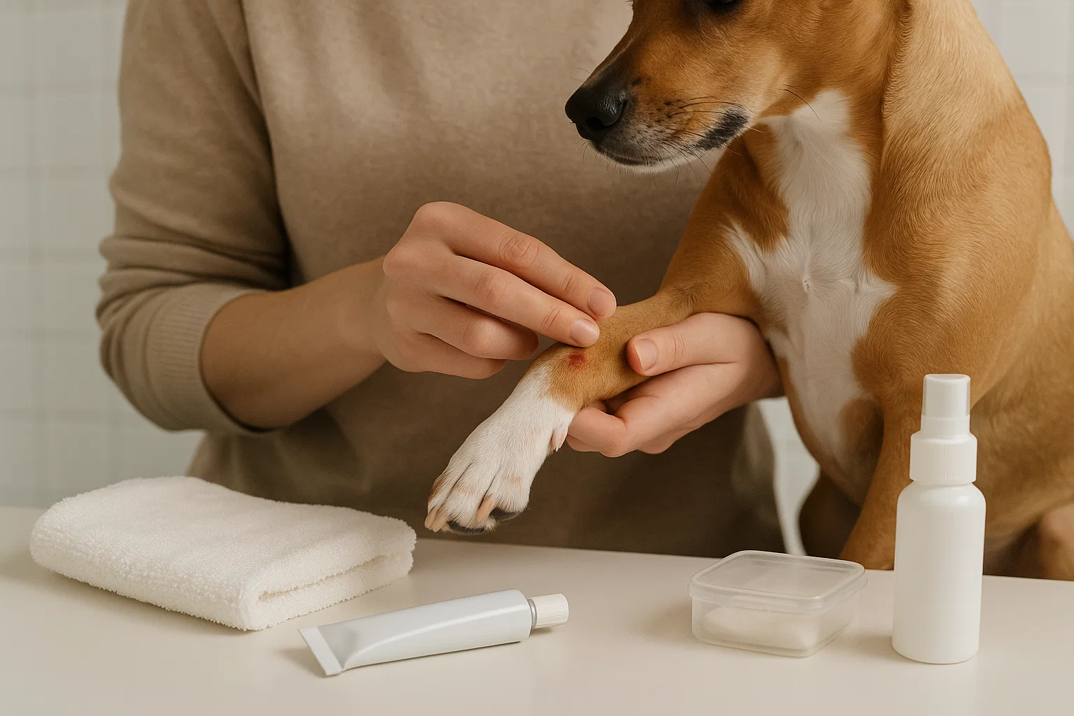 Owner hiding antibiotic pill in food