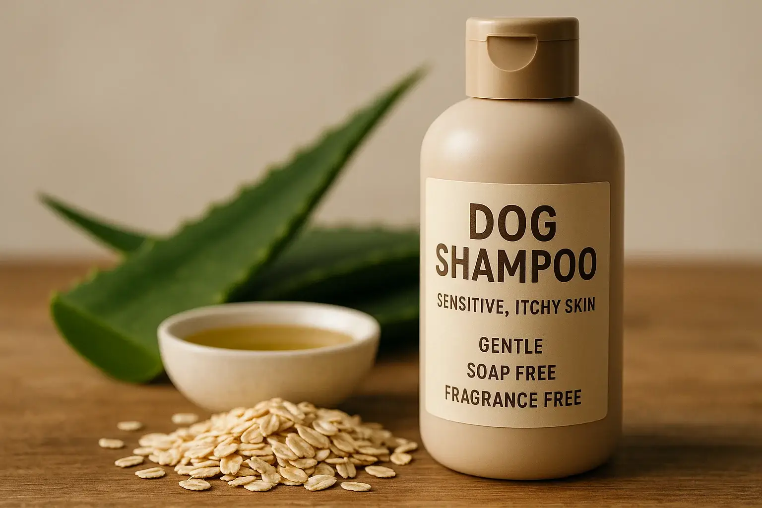 Before and after itchy dog coat improvement