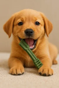puppy-chewing-dental-chew-for-healthy-teeth-and-gums