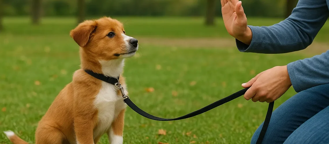 dog-practicing-stay-command-outdoors-with-distractions-advanced-obedience-training-by-pupzcorner