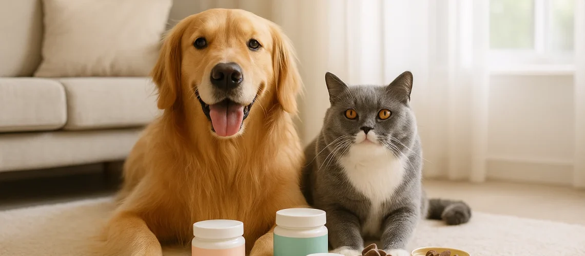Healthy pets with supplements